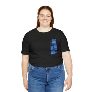 Conquer Divide Black & Blue T