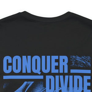 Conquer Divide Black & Blue T