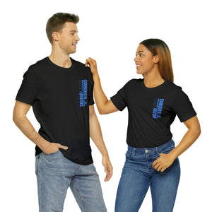 Conquer Divide Black & Blue T