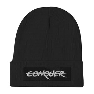 Conquer Divide Embroidered Beanie